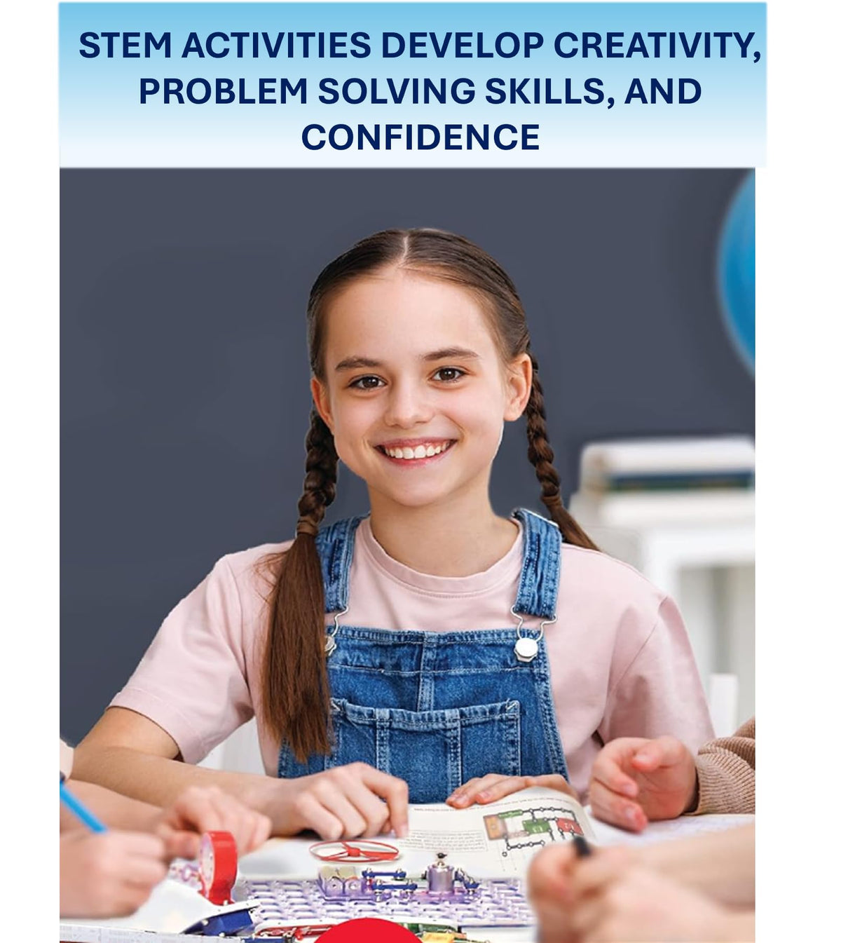 SNAP CIRCUITS Jr. SC-100 STEM Electronics Kit, 100+ Projects, Ages 8+