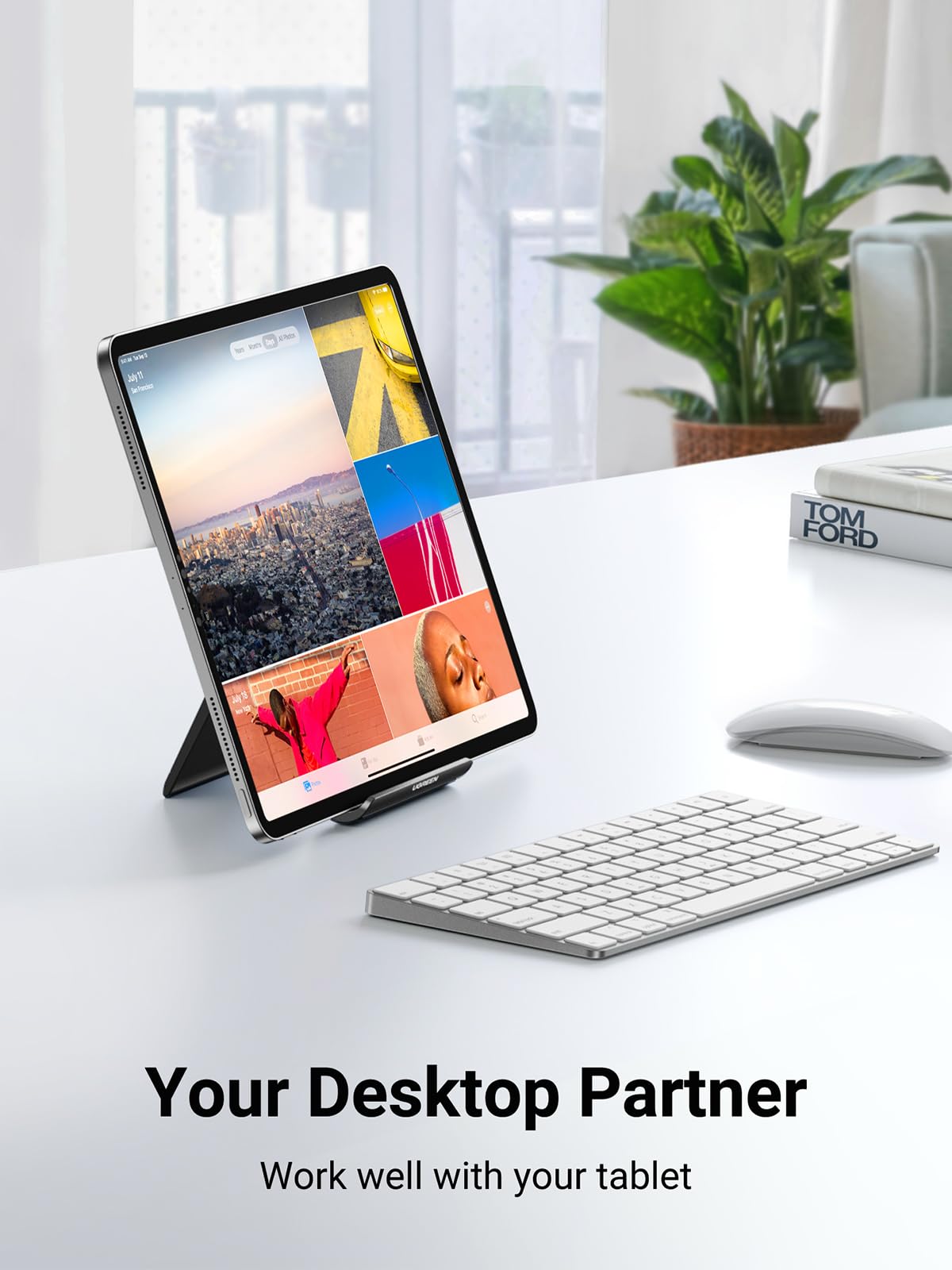 UGREEN iPad Stand Tablet Desk Holder Travel Mount Video Call