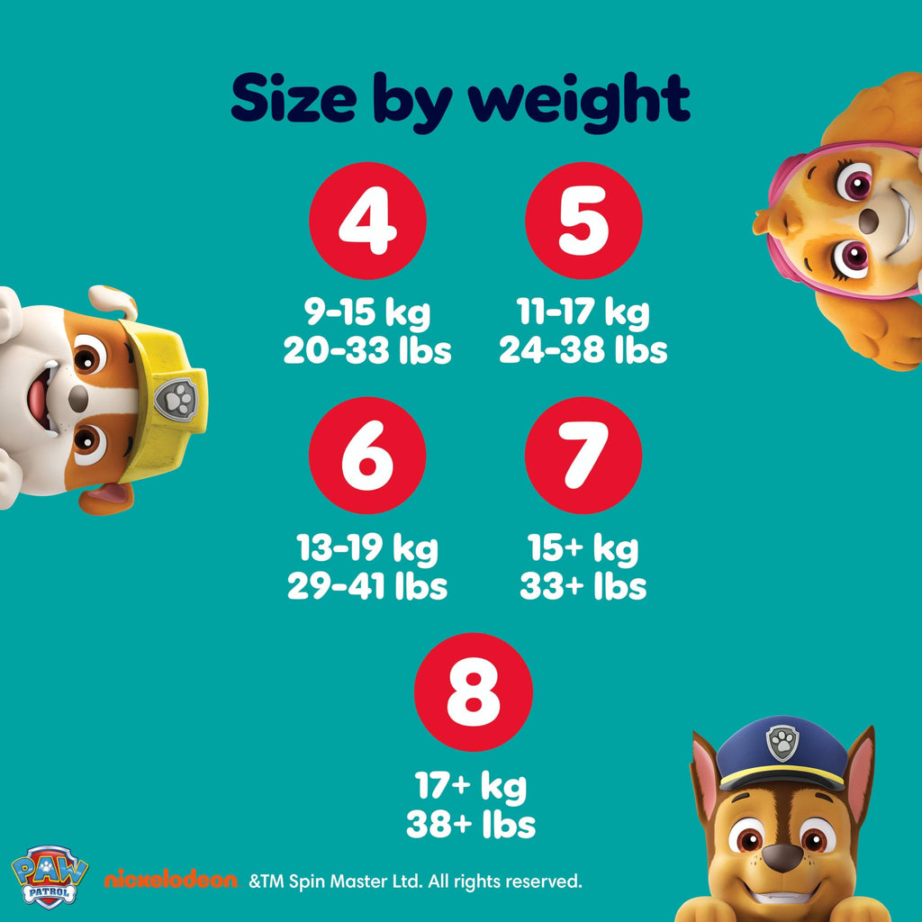 Pampers Baby-Dry Paw Patrol Nappy Pants Size 5