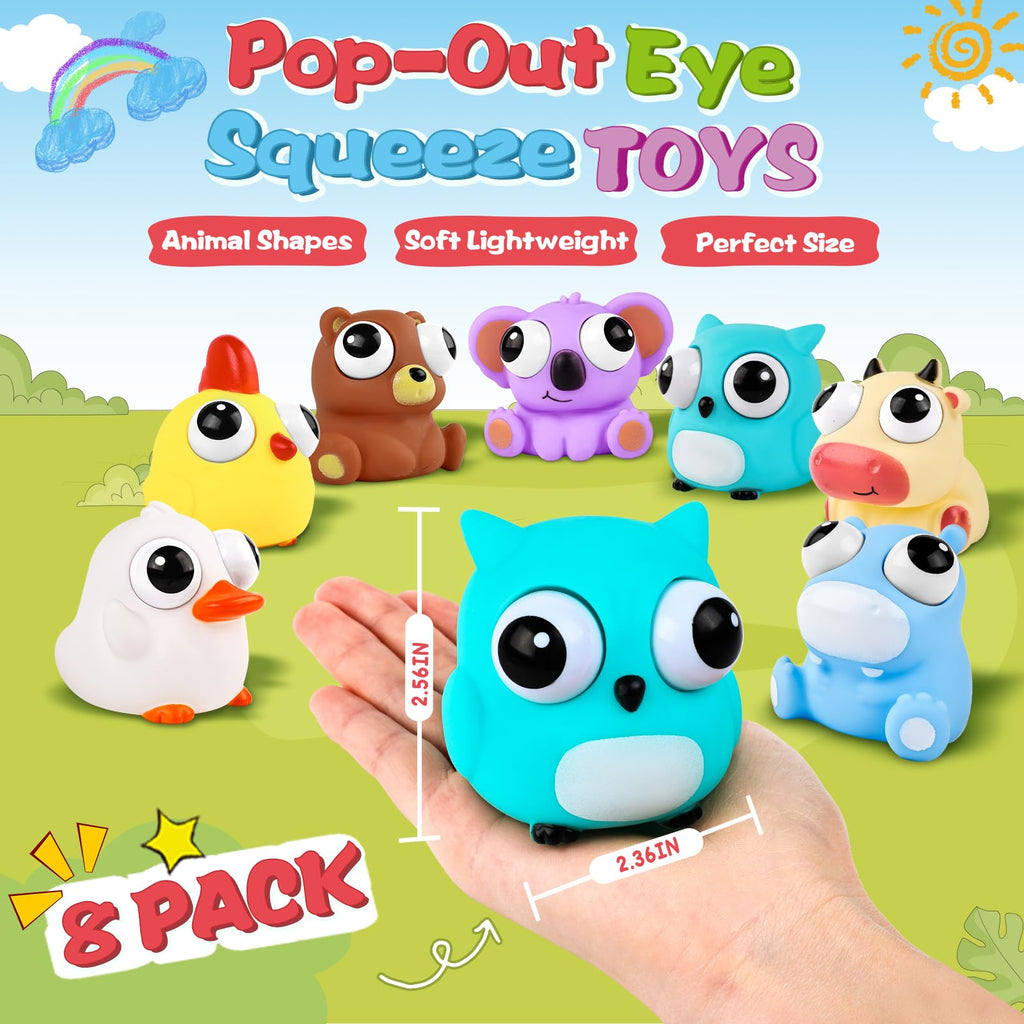 8 Pack Stress Cube ,Slow Rising Stress Balls for Adults