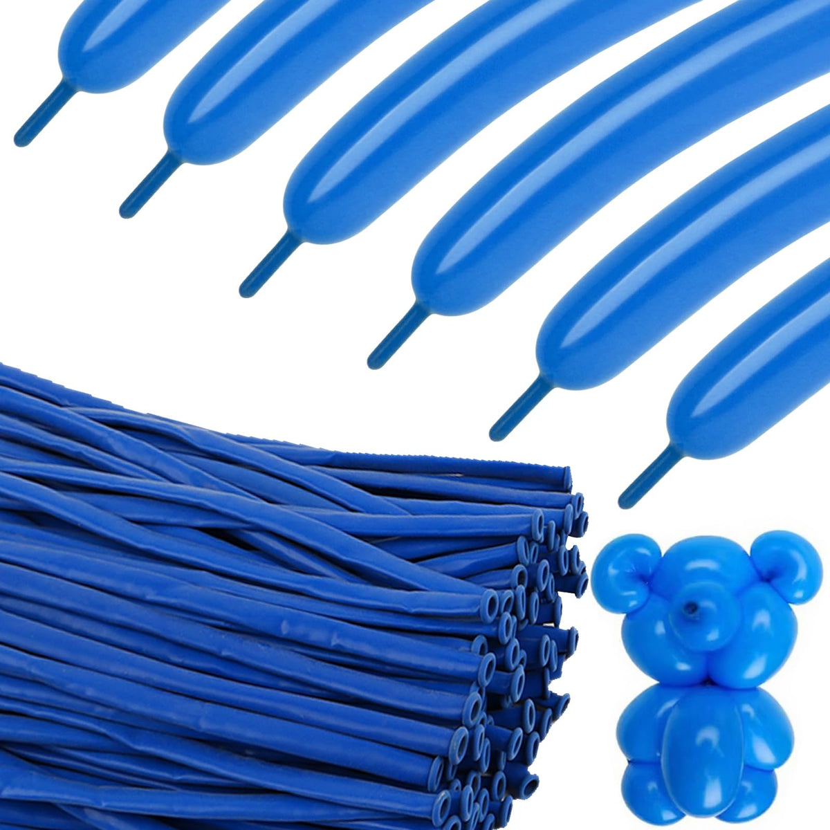 260 Balloons - Clear Long Balloons for Tying Balloon Arch & Balloon Ties