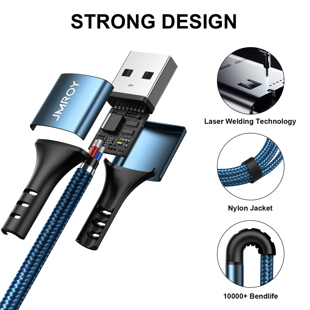 USB C CABLE 3M,Long Samsung Charger Cable Braided Compatible with Samsung Galaxy S20 Plus S21 S22 S23 S10 S9 S8, A20E A50 A51 A70 A71,PS5,Switch,Huawei P40,（Black）