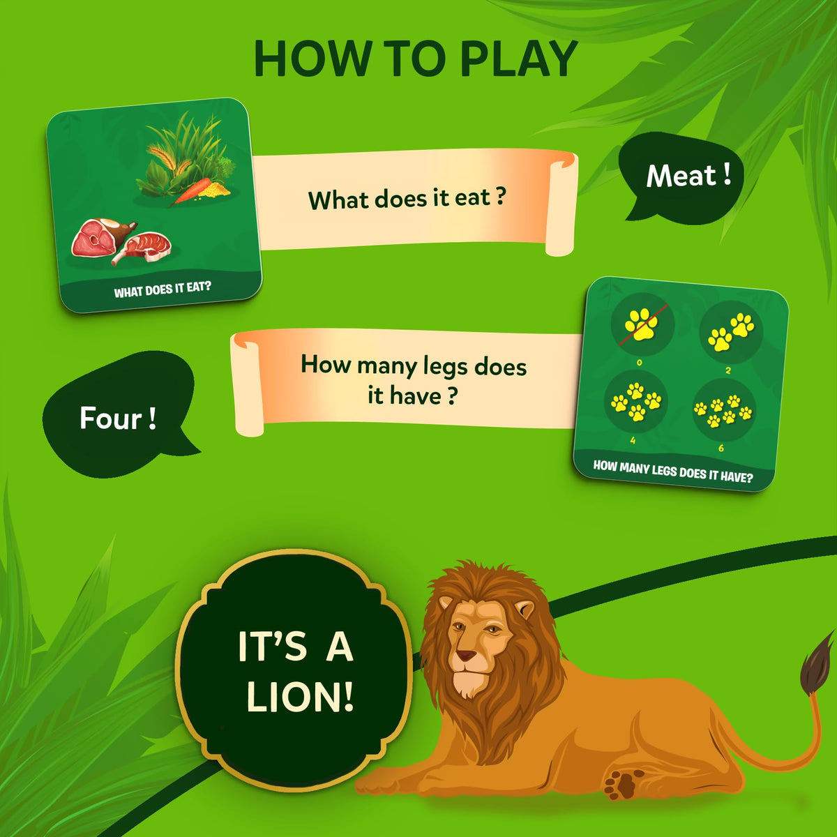 Skillmatics Guess in 10 Game, National Geographic Animals, Stocking Stuffer