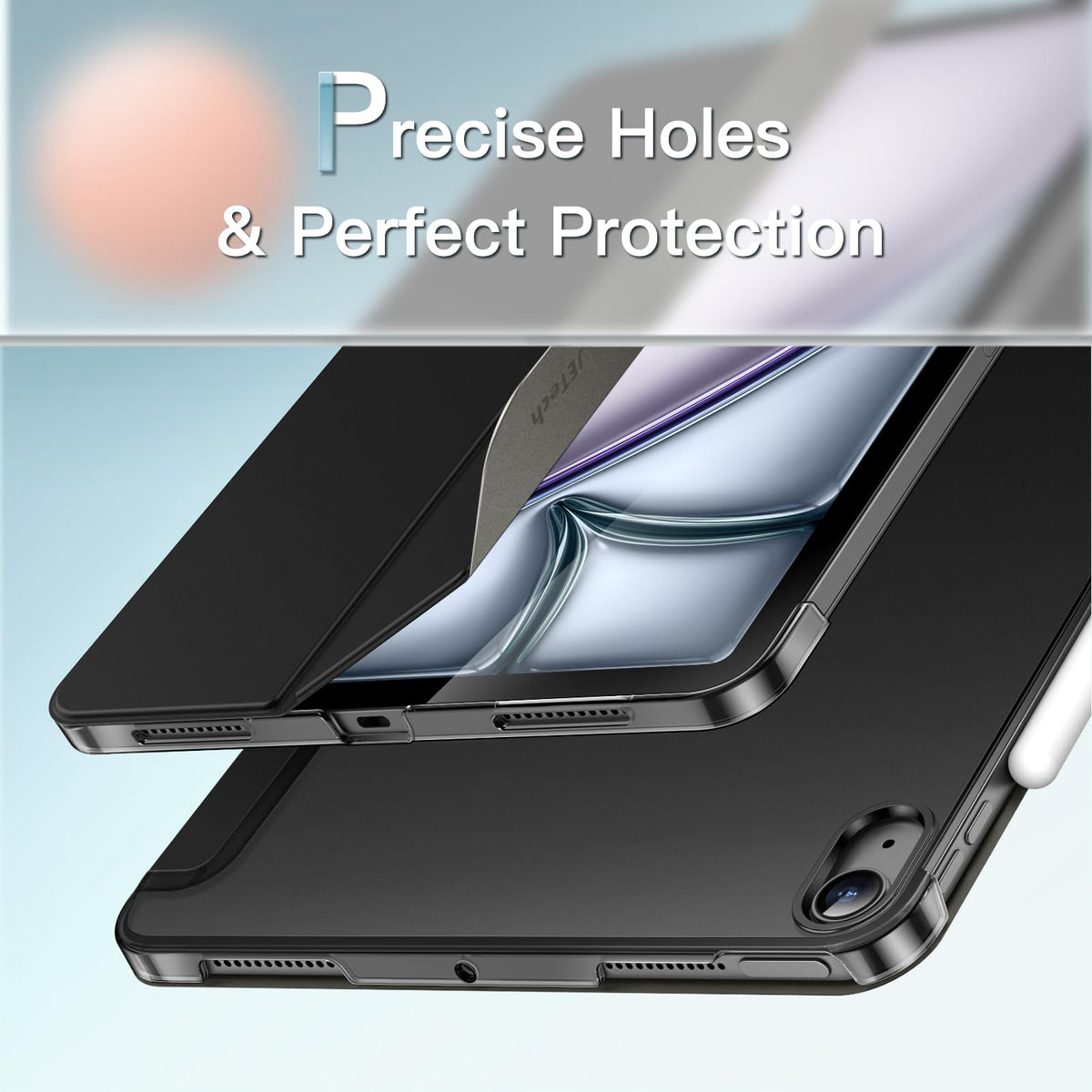 JETech Case for iPad Air 11" M4/M3/M2 & iPad Air 5/4 10.9", Starlight