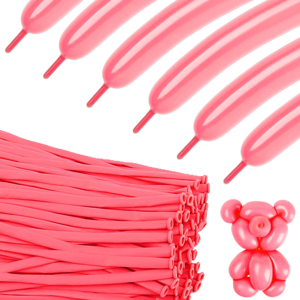 260 Balloons - Clear Long Balloons for Tying Balloon Arch & Balloon Ties