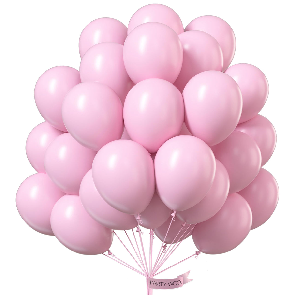 PartyWoo Light Blue Balloons 101pcs Baby Pastel Sky Aqua Blue Color 12 Inch