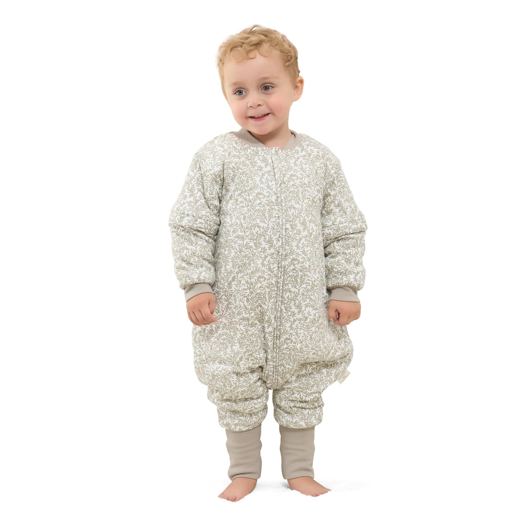 Mosebears Baby Sleeping Bag, 2.5 TOG Baby Sleep Sack with Legs,Winter Sleeping Bag with Removable Sleeves