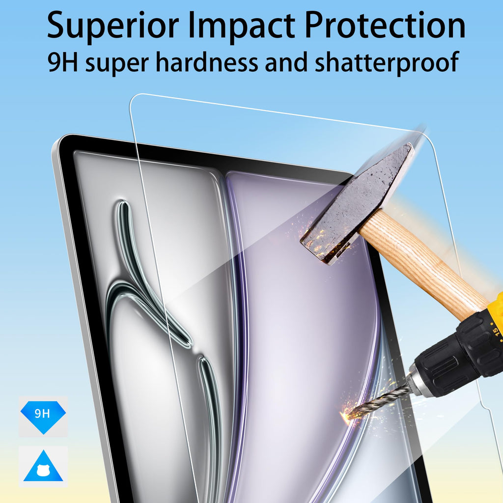 4youquality 2-Pack for iPad Pro 11" & iPad Air 5/4 10.9" Screen Protector