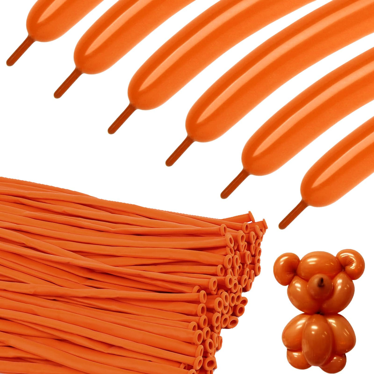 260 Balloons - Clear Long Balloons for Tying Balloon Arch & Balloon Ties
