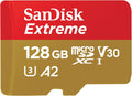 SANDISK Extreme microSD Card + Adapter 128GB, Up to 190MB/s Read Speeds