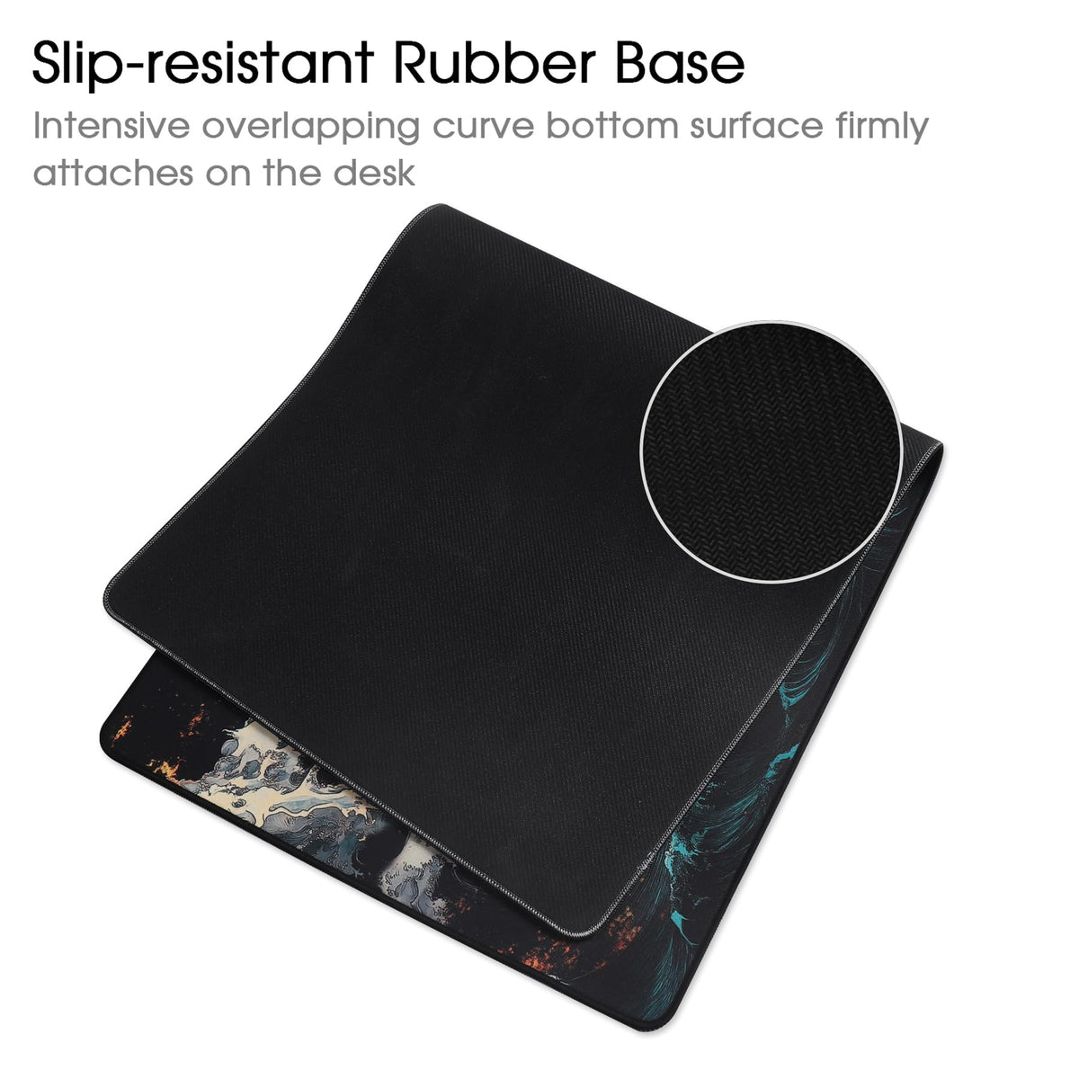 Gaming Mouse Mat Desk Office Mouse Pad Large Size 800x300x3mm Comfortable Mousepad with Smooth Cloth Surface, Improved Precision and Speed (80x30 Black)