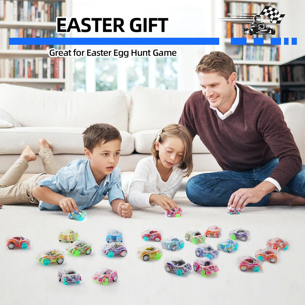 50 Pcs Mini Pull Back Cars Set, Pull Back Racing Vehicles for Kids, Bulk Toys Party Favors Treasure Box, Classroom Prizes, Pinata Fillers,Goodie Bag Stuffers for Boys Girls