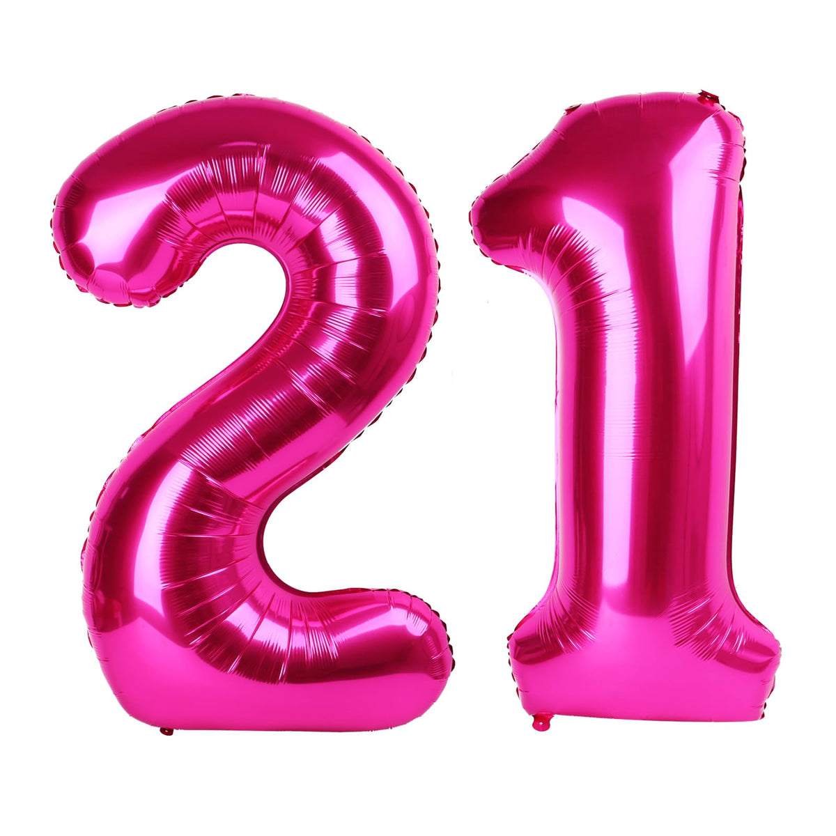 Laser Silver 6 Balloon - Number Balloon 40 Inch, 6th Hot Pink Decorations