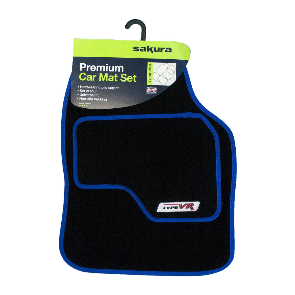 Sakura SS5308 Universal Car Mat Set, Lime