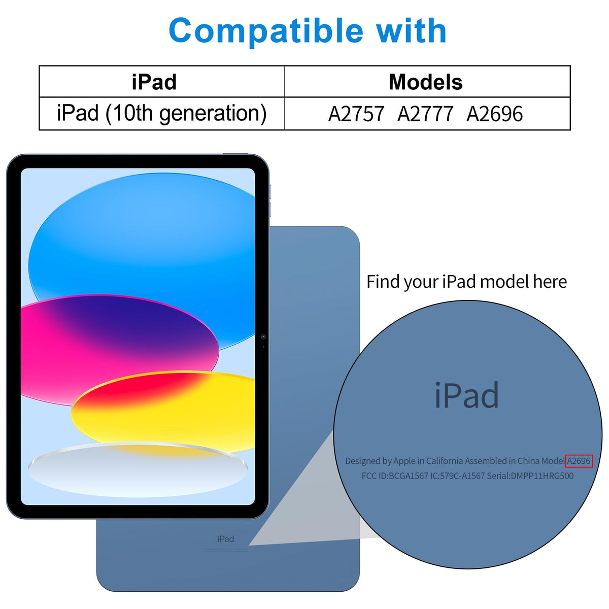 4youquality 2-Pack for iPad Pro 11" & iPad Air 5/4 10.9" Screen Protector