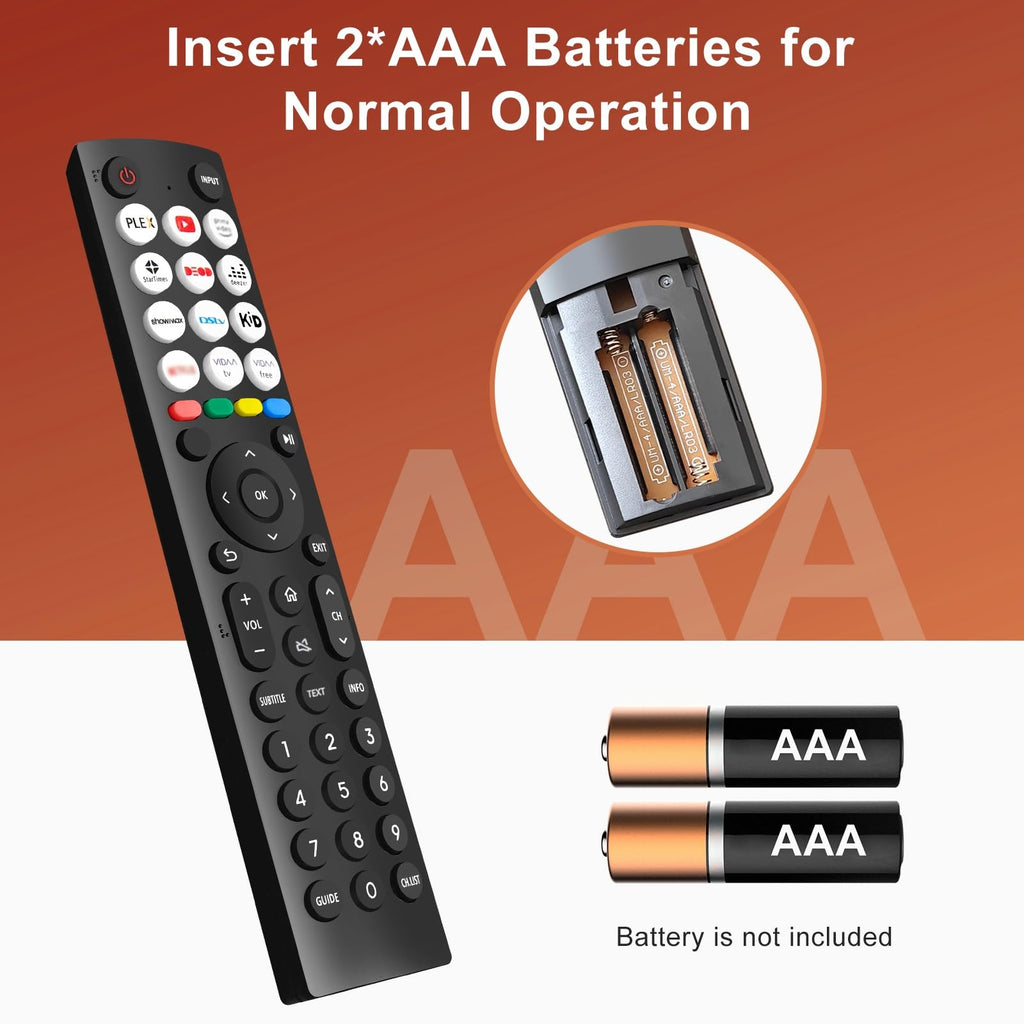 Samsung Universal TV Remote Control – Samsung TV Remote Replacement with Netflix, Prime Video, Rakuten Buttons for All S amsung LED QLED UHD 4K 8K Smart TVs