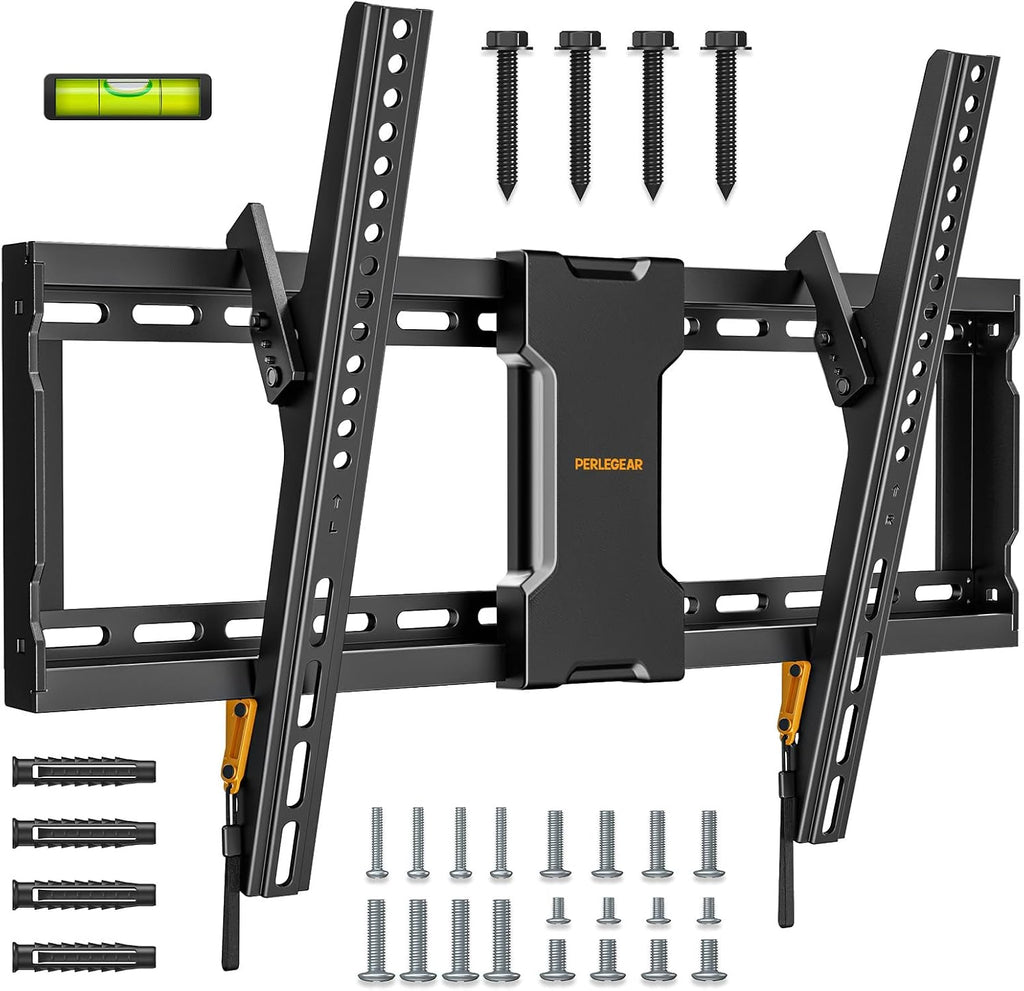 Perlegear Tilt TV Wall Bracket for 37–82 inch LCD LED TVs up to 60kg