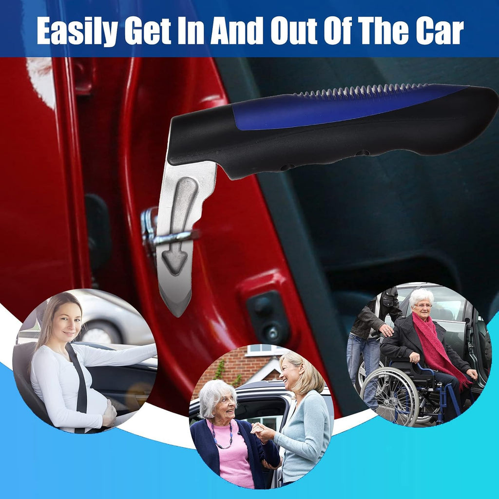 Fox Bunny Portable Car Door Armrest - Disabled Mobility Aid, Standing Assist, Emergency Escape Tool, Window Breaker