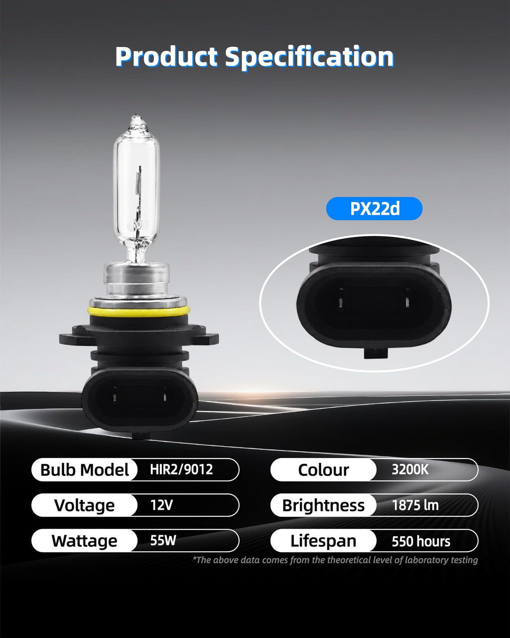 Sinoparcel H15 Headlight Bulb, OEM Replacement, Standard 3200K Warm White