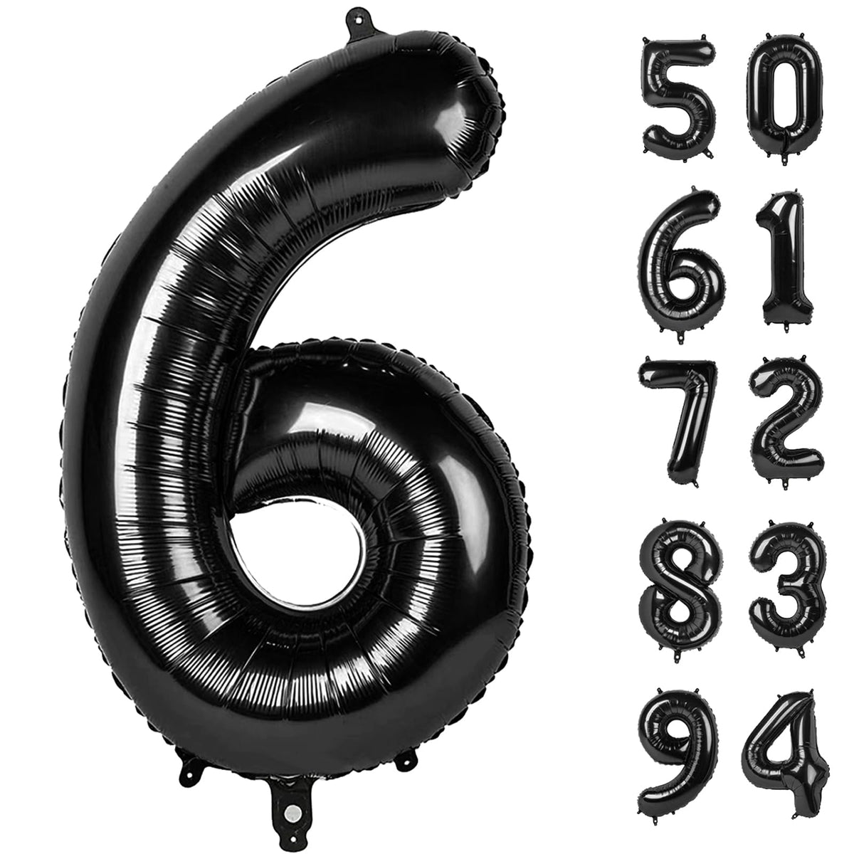 Laser Silver 6 Balloon - Number Balloon 40 Inch, 6th Hot Pink Decorations