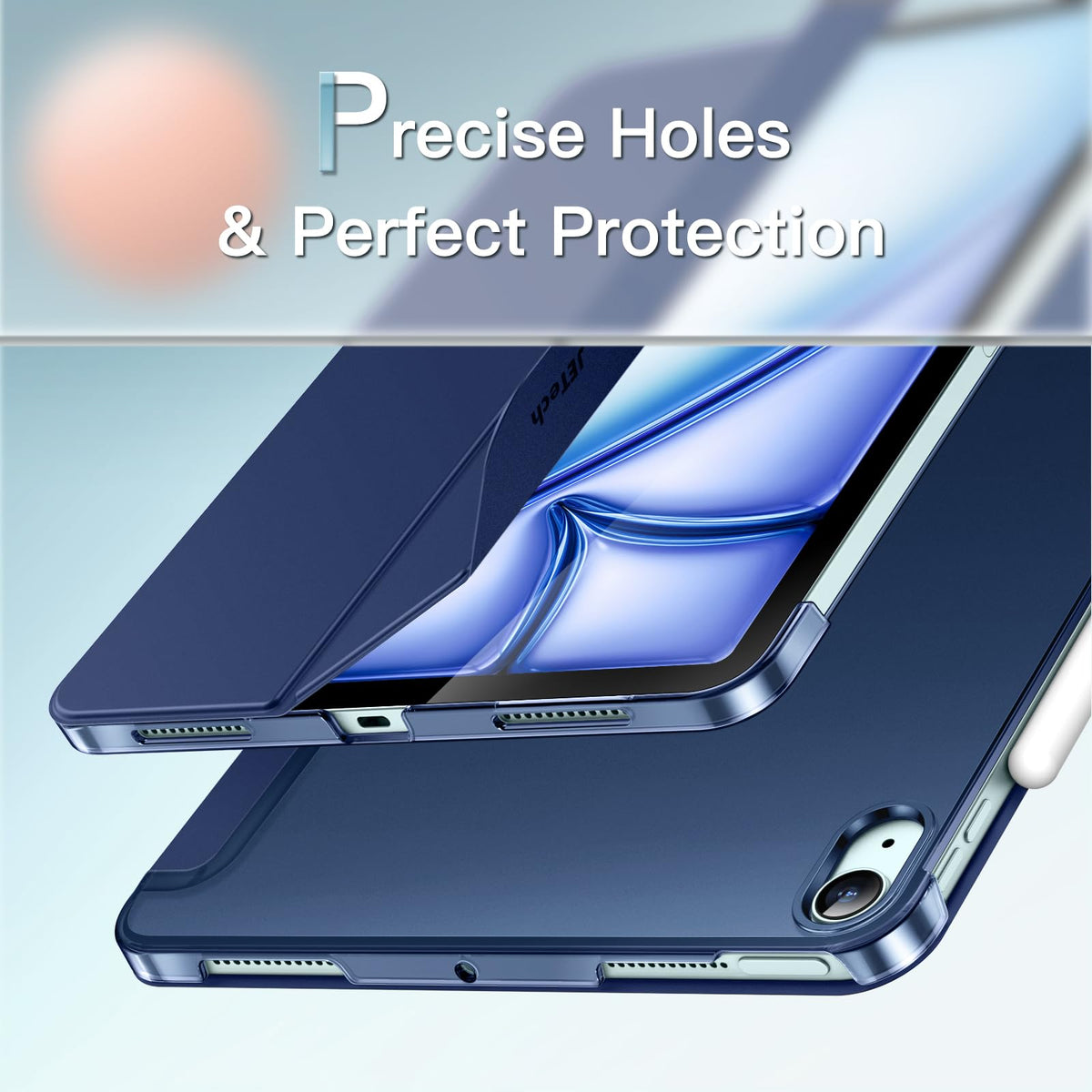 JETech Case for iPad Air 11" M4/M3/M2 & iPad Air 5/4 10.9", Starlight