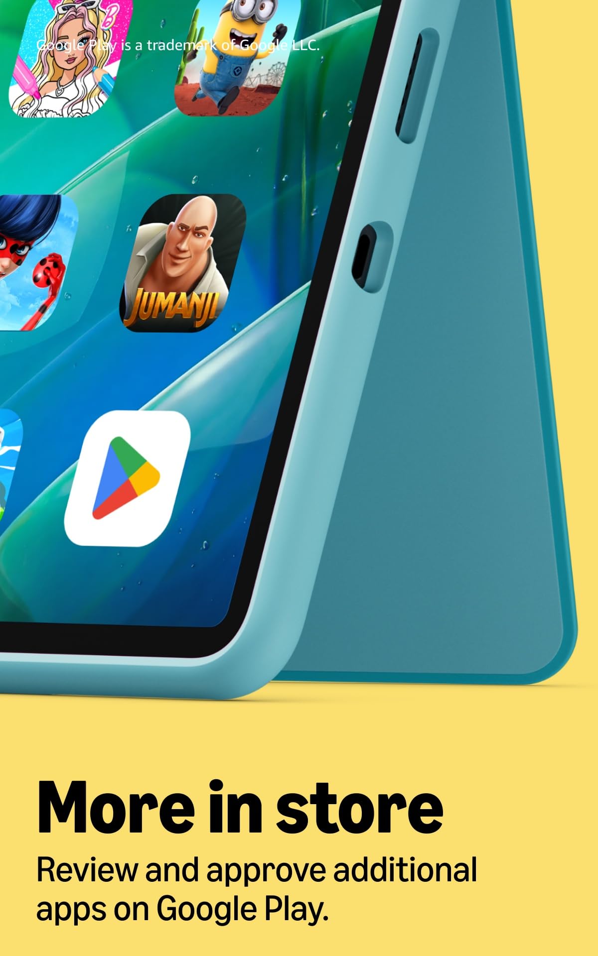 Amazon Kids Tablet 11 (newest gen) ages 6+, 11" 2.5K display, all-day battery, plus 1 year of Kids+ with videos, apps, games and books, slim hard case included (SpongeBob and Patrick)