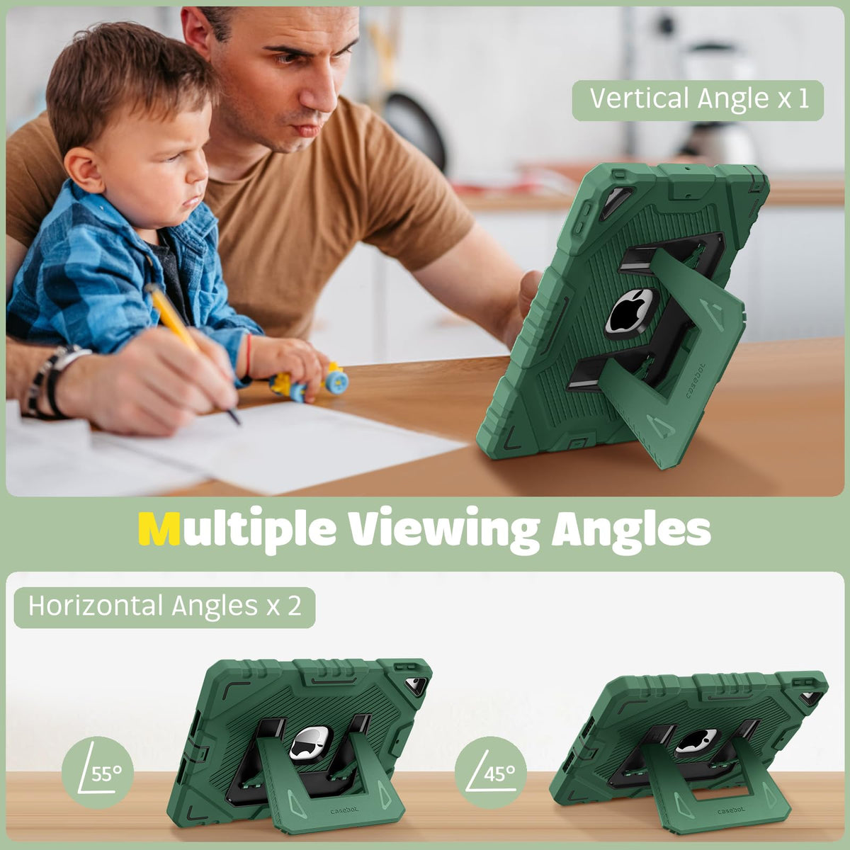 FINTIE Kid-Friendly Case for iPad 9th / 8th / 7th Generation 10.2 Inch