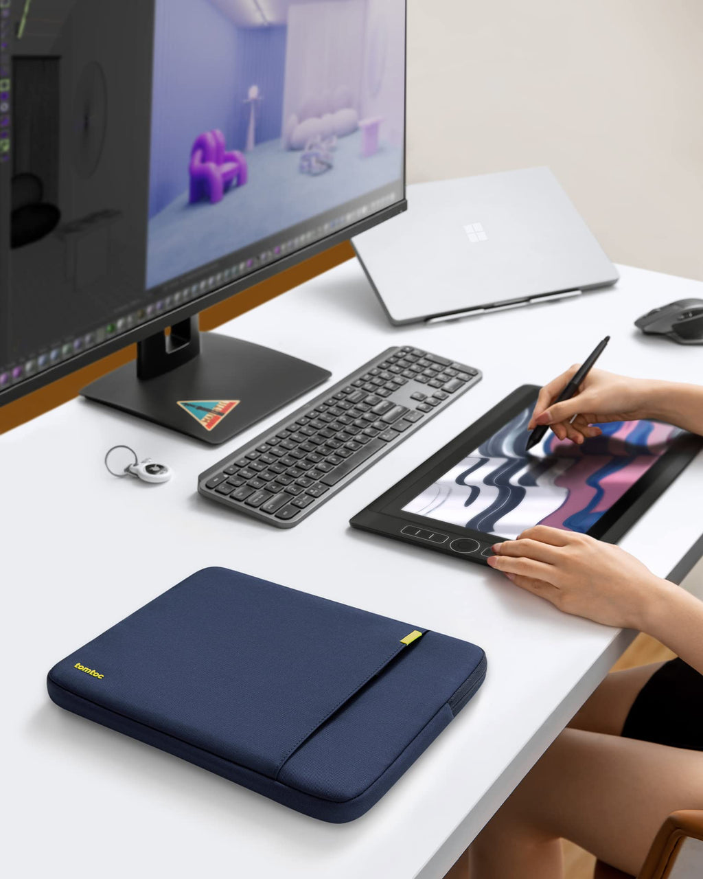 tomtoc 360 Protective Laptop Sleeve for 14-inch OLED MacBook Pro M5 Pro/Max