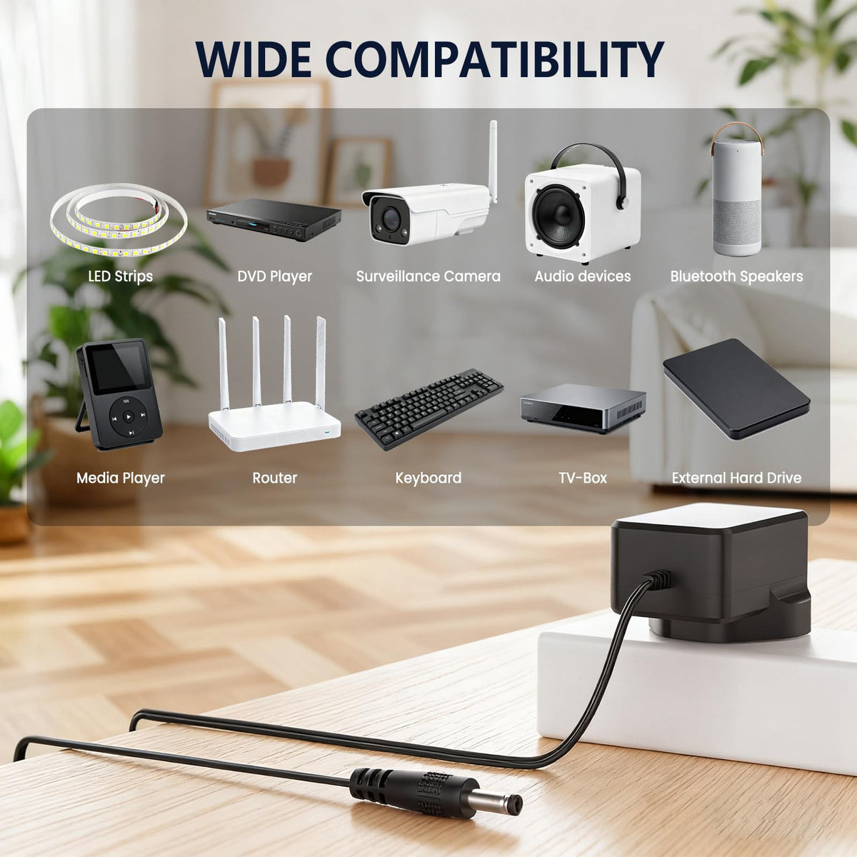 65W Laptop Charger Compatible with Microsoft Surface Pro Laptop Book Go