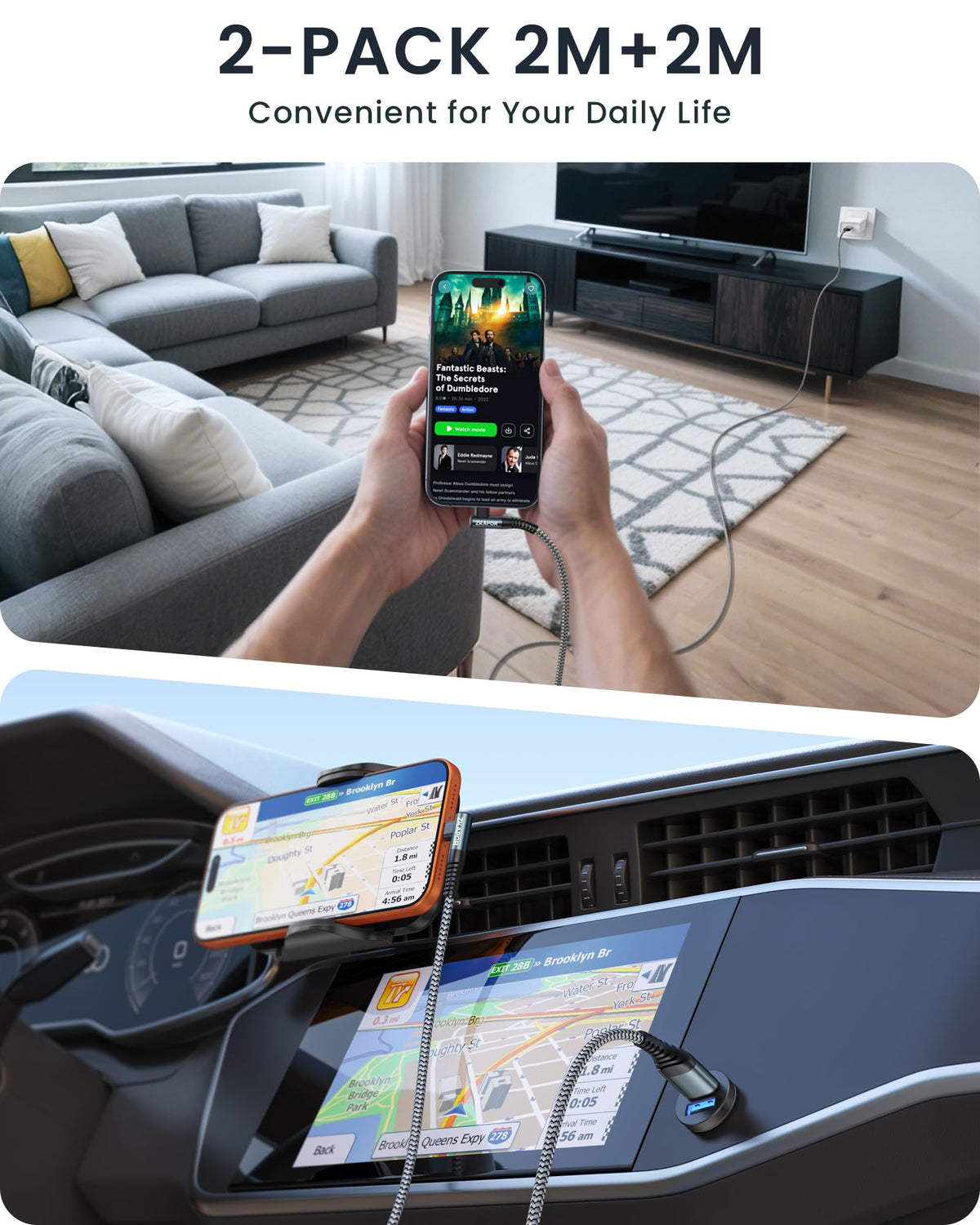 ZKAPOR Short USB C Cable 30CM USB C Charger Cable Right Angle Fast Charging
