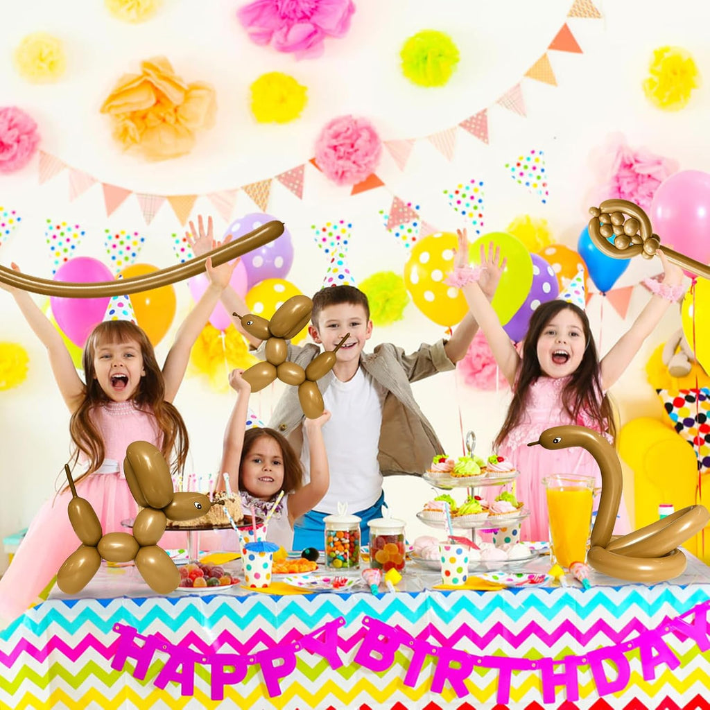 100Pcs clear 260 Balloons Clear Long Skinny Latex Balloon for Animal Ballons, Premium Quality Balloons for Beginners Baloons Making Kid's Carnivals Party Decoartion