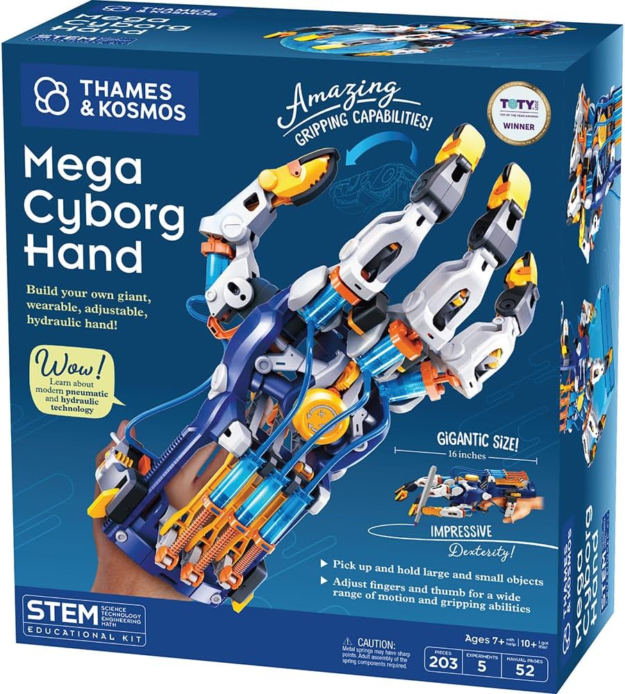 Thames & Kosmos Mega Cyborg Hand | Robotics & Engineering Set