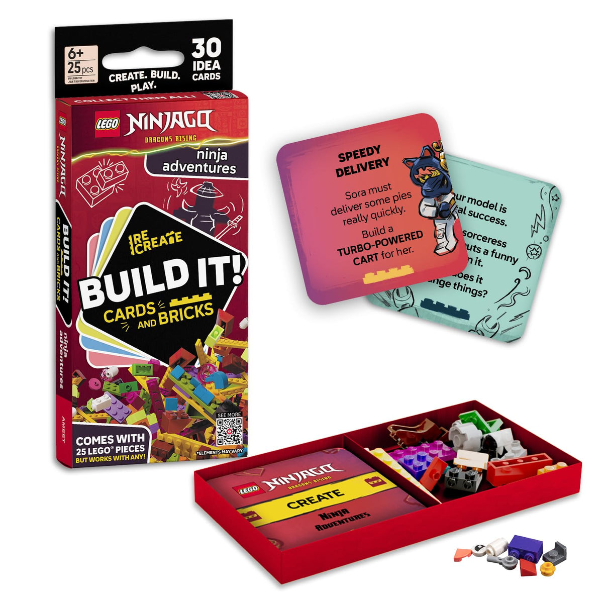 LEGO: Build IT! Cards and Bricks – Animals | Creative Building Ages 6+