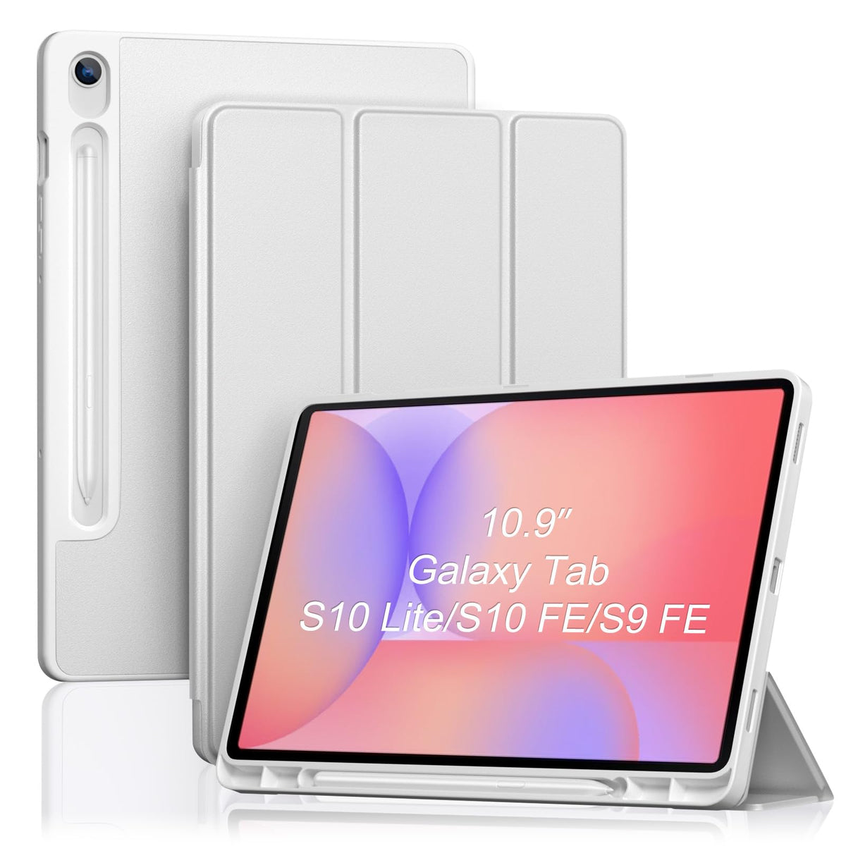 ProCase for Galaxy Tab S10 Lite/S10 FE/S9 FE 10.9" with S Pen Holder -Green