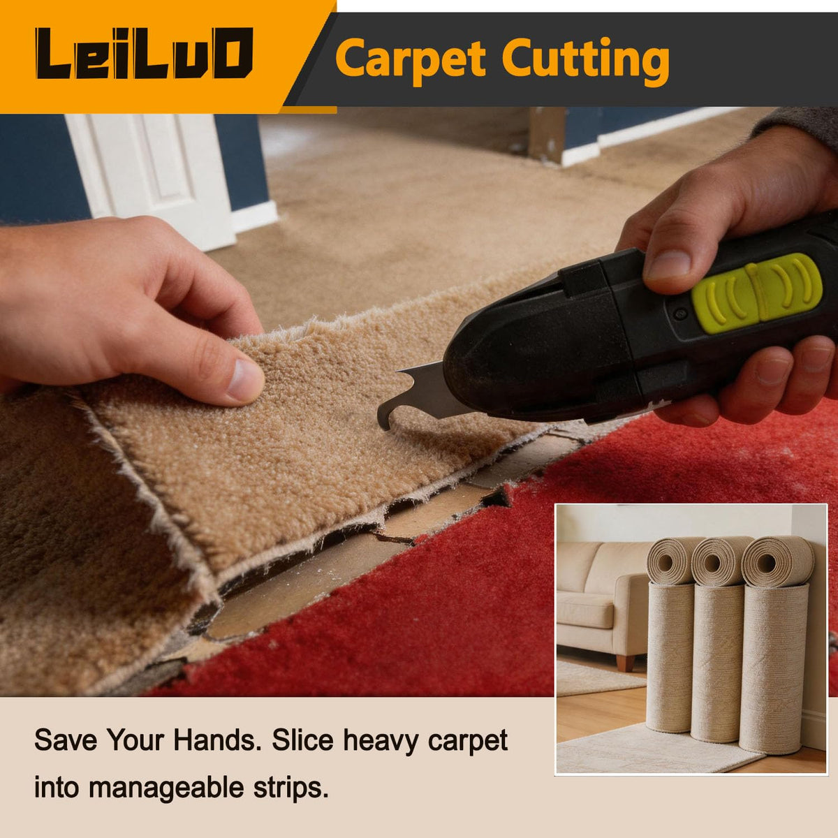 LEILUO 32Pcs Oscillating Tool Blades Wood Metal Multitool Blades Set