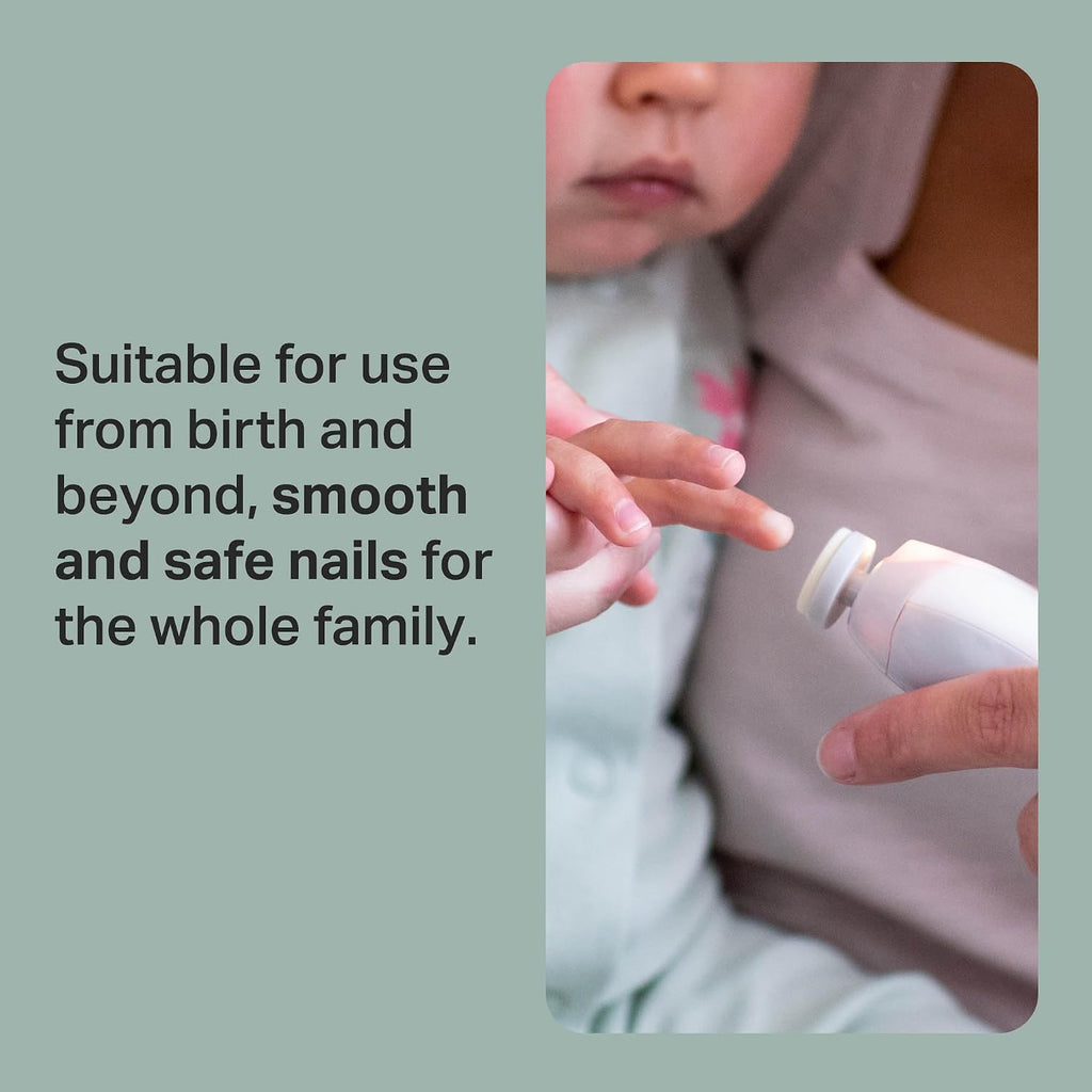 Tommee Tippee Electric Baby Nail File Six Filing Heads