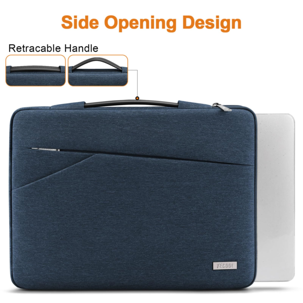 TECOOL 14 Inch Laptop Sleeve Protective Case Waterproof Computer Case