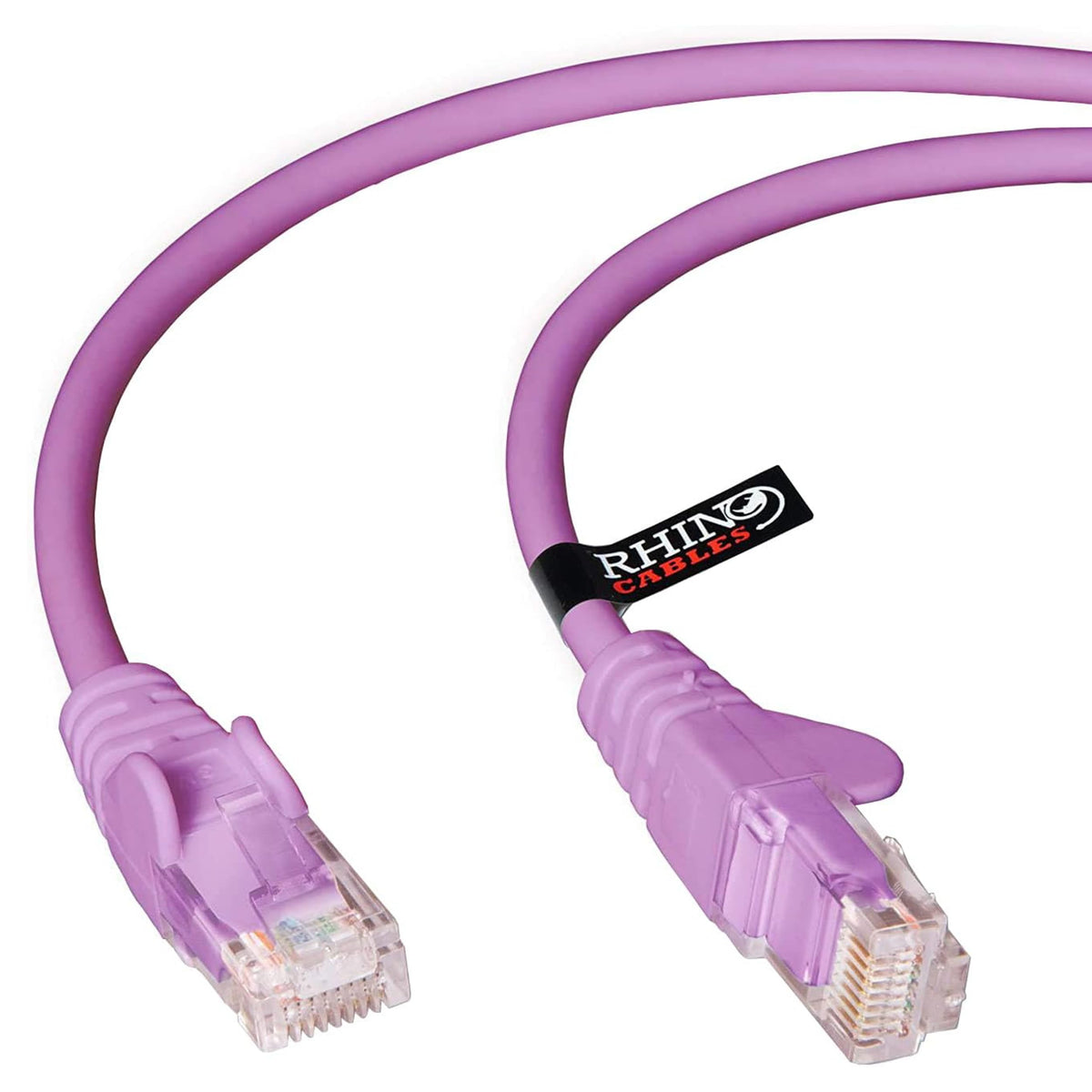 rhinocables CAT 5e High-Speed Ethernet Cable - Reliable LAN Network RJ45 Cable for Fast Internet & Data Transfer | Durable WiFi Broadband Cable for Gaming & Streaming, (20m, White, Pack of 25)