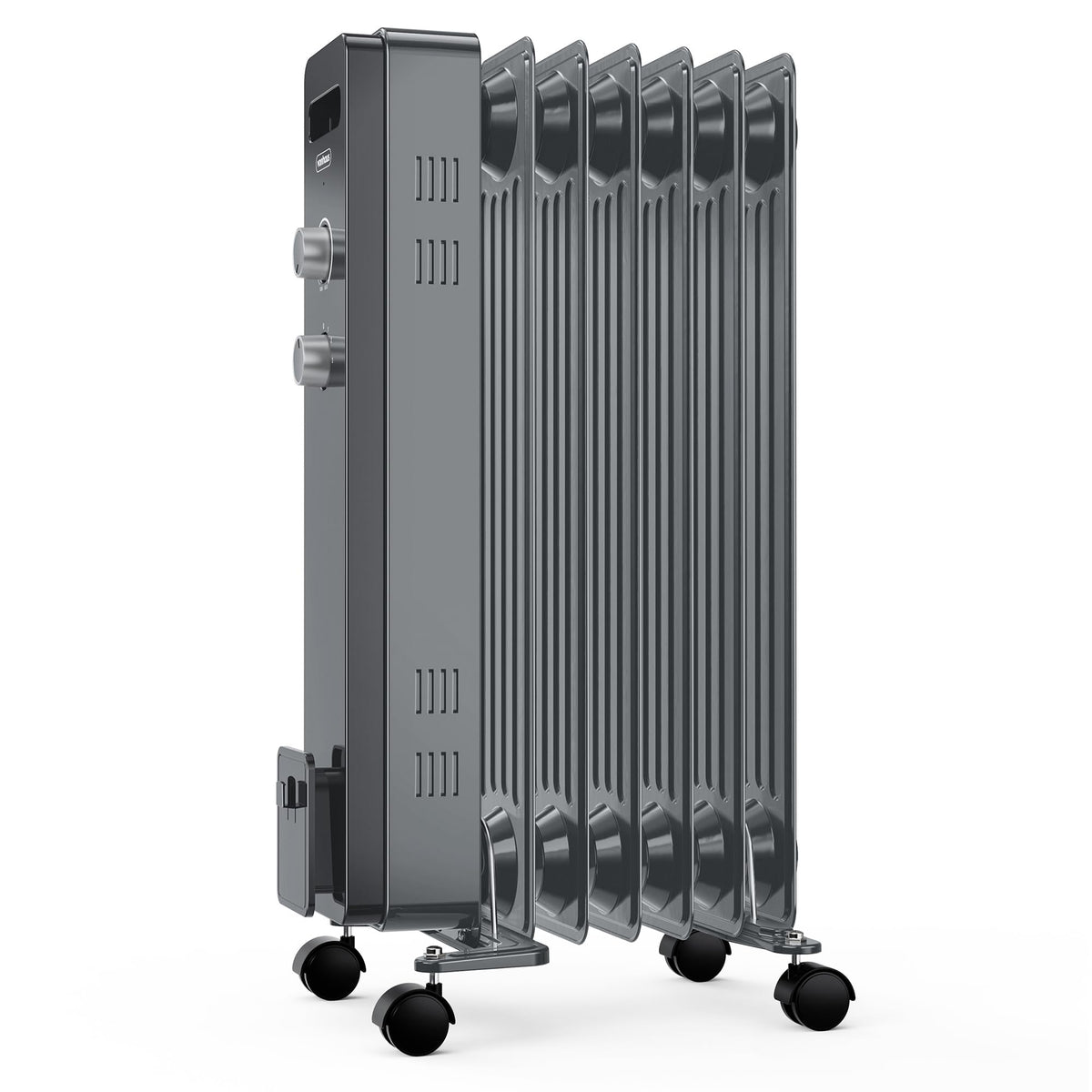 VonHaus Oil Filled Radiator 11 Fins – 2500W, 3 Heat Settings, 24 Hour Timer