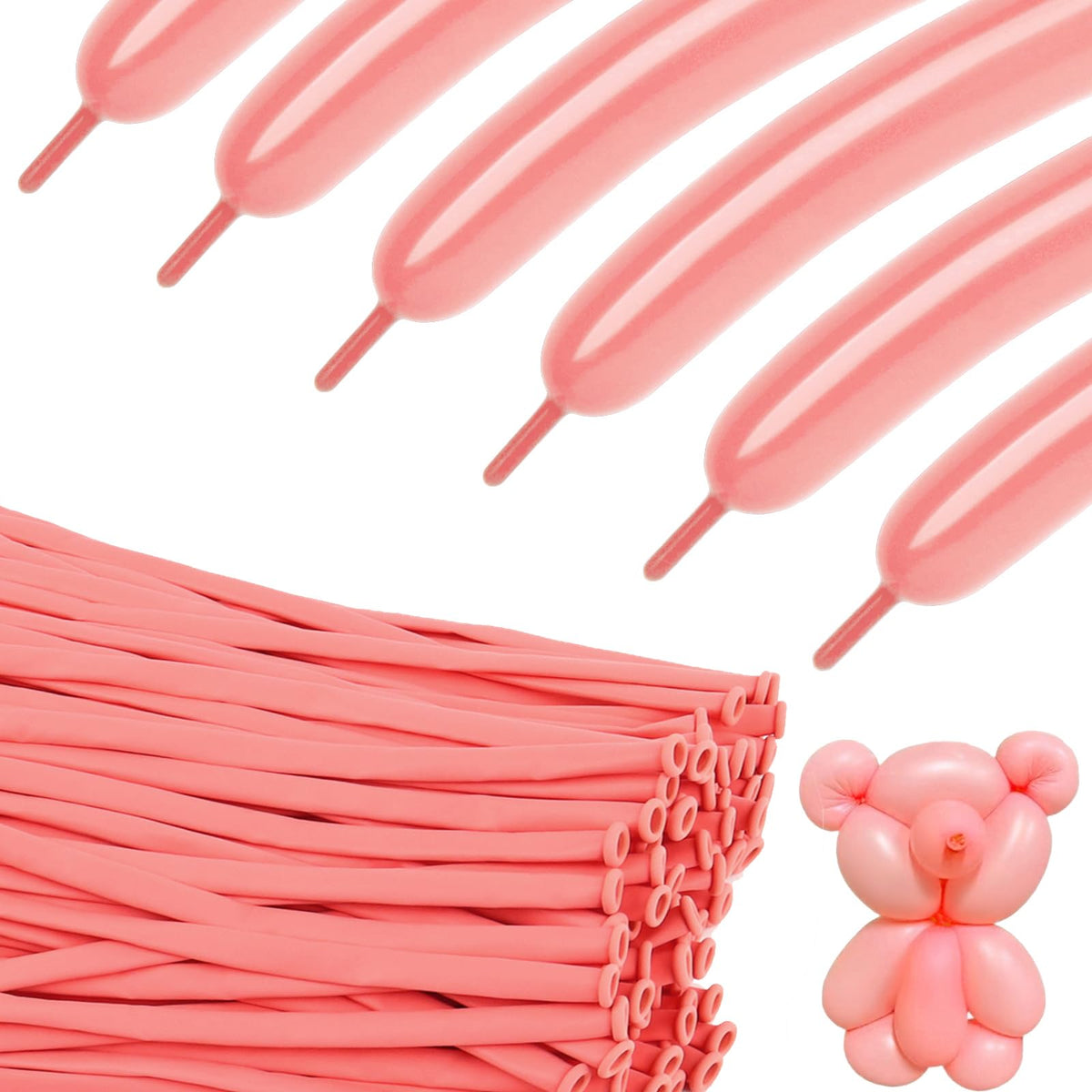 260 Balloons - Clear Long Balloons for Tying Balloon Arch & Balloon Ties