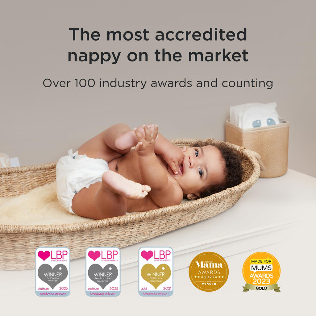 Kit & Kin Premium Baby Nappies Size 2, 4-8 kgs / 9-18 lbs, Pack of 152