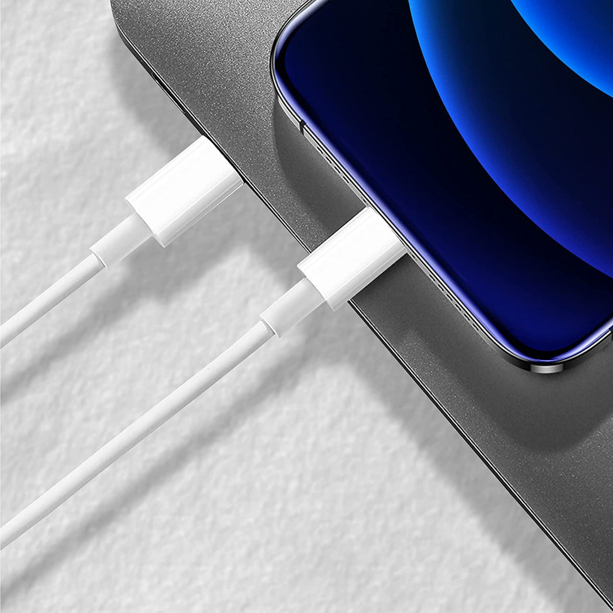 IPhone 18/17/16 Carplay Cable, (2Pack) USB A to USB C Charging Cable for iPhone 18/17/16/15 Pro Max,16E,17E/Duo/Fold/Air,Plus,AirPods Pro 2nd/3rd,AirPods 5/4,iPad 10th/11th Gen Type-C Car Charger Lead