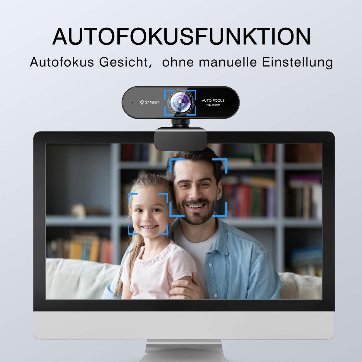 EMEET S600 4K Webcam for Streaming - Sony 1/2.55'' Sensor, PDAF Autofocus, 1080P@60FPS, 2 Noise Reduction Mics, Built-in Privacy Cover, 73° FOV, Streaming Camera for Live Commerce/Gaming/Beauty
