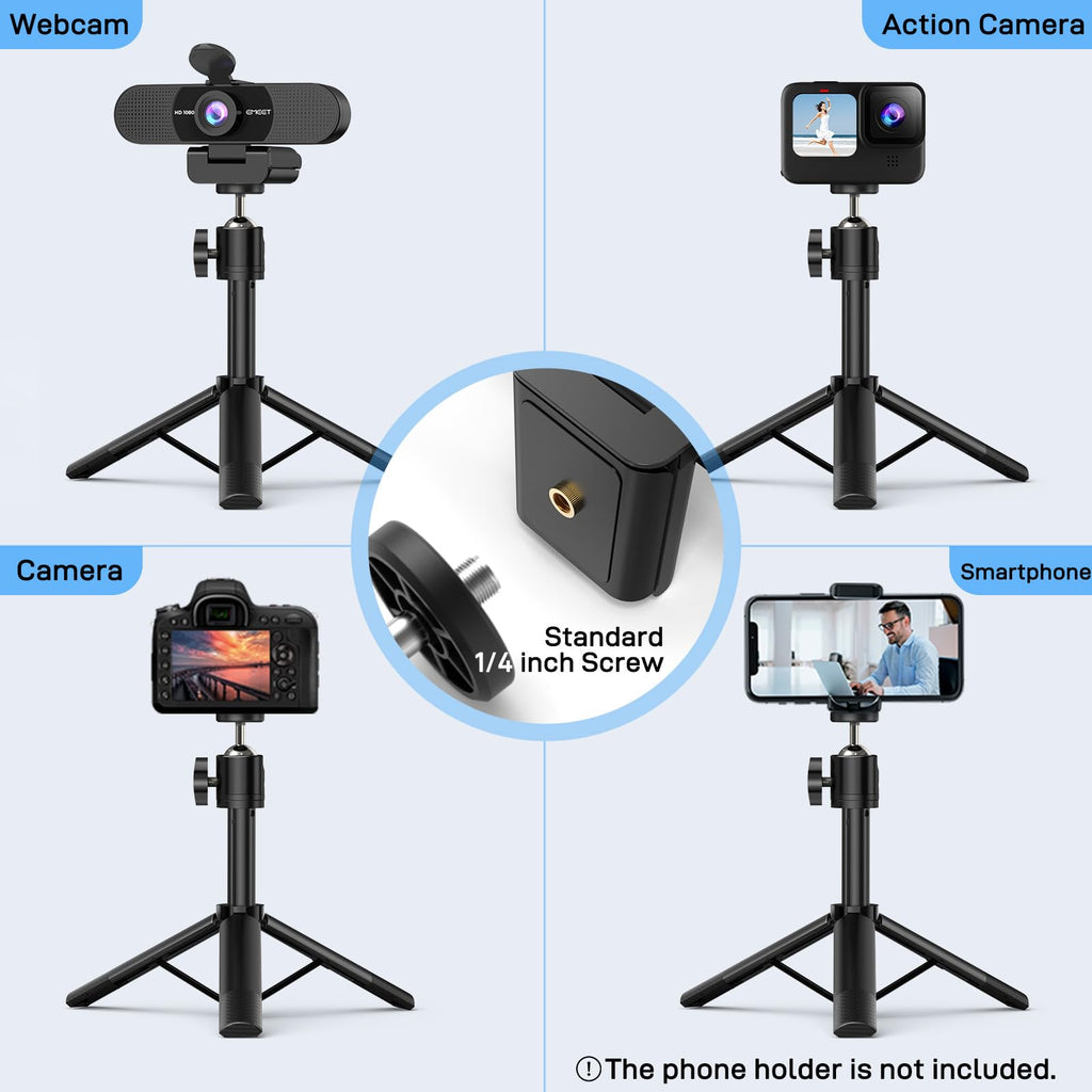 EMEET S600 4K Webcam for Streaming - Sony 1/2.55'' Sensor, PDAF Autofocus, 1080P@60FPS, 2 Noise Reduction Mics, Built-in Privacy Cover, 73° FOV, Streaming Camera for Live Commerce/Gaming/Beauty