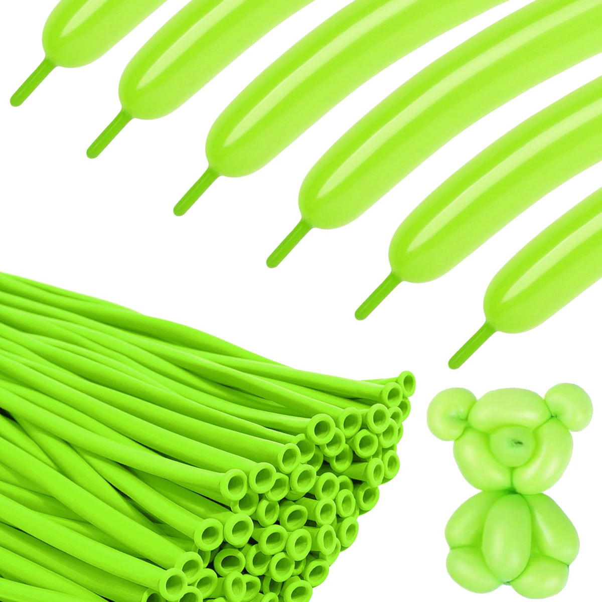 260 Balloons - Clear Long Balloons for Tying Balloon Arch & Balloon Ties