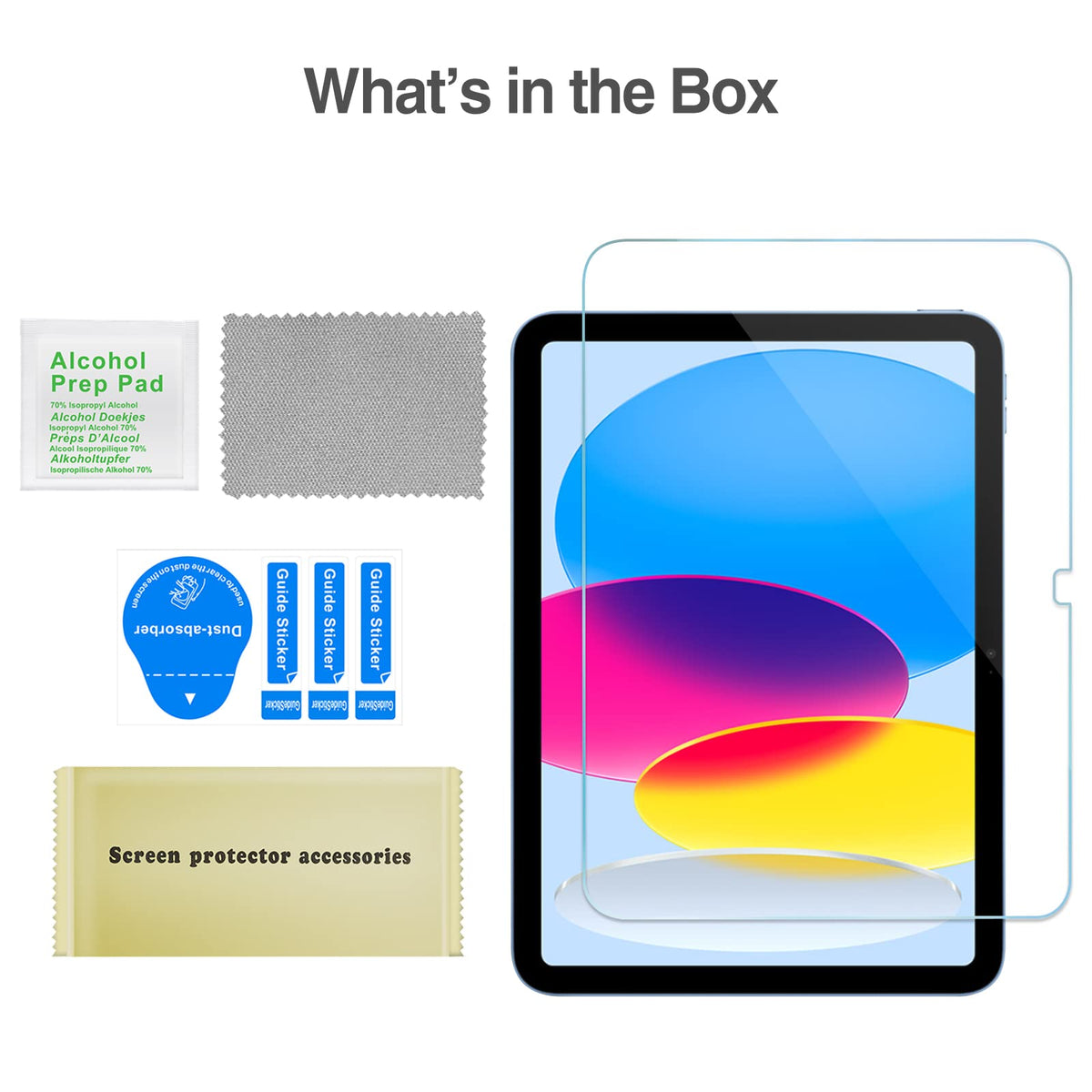 ProCase 3 Pack Screen Protector for iPad 9th 8th 7th Generation 10.2 Inch
