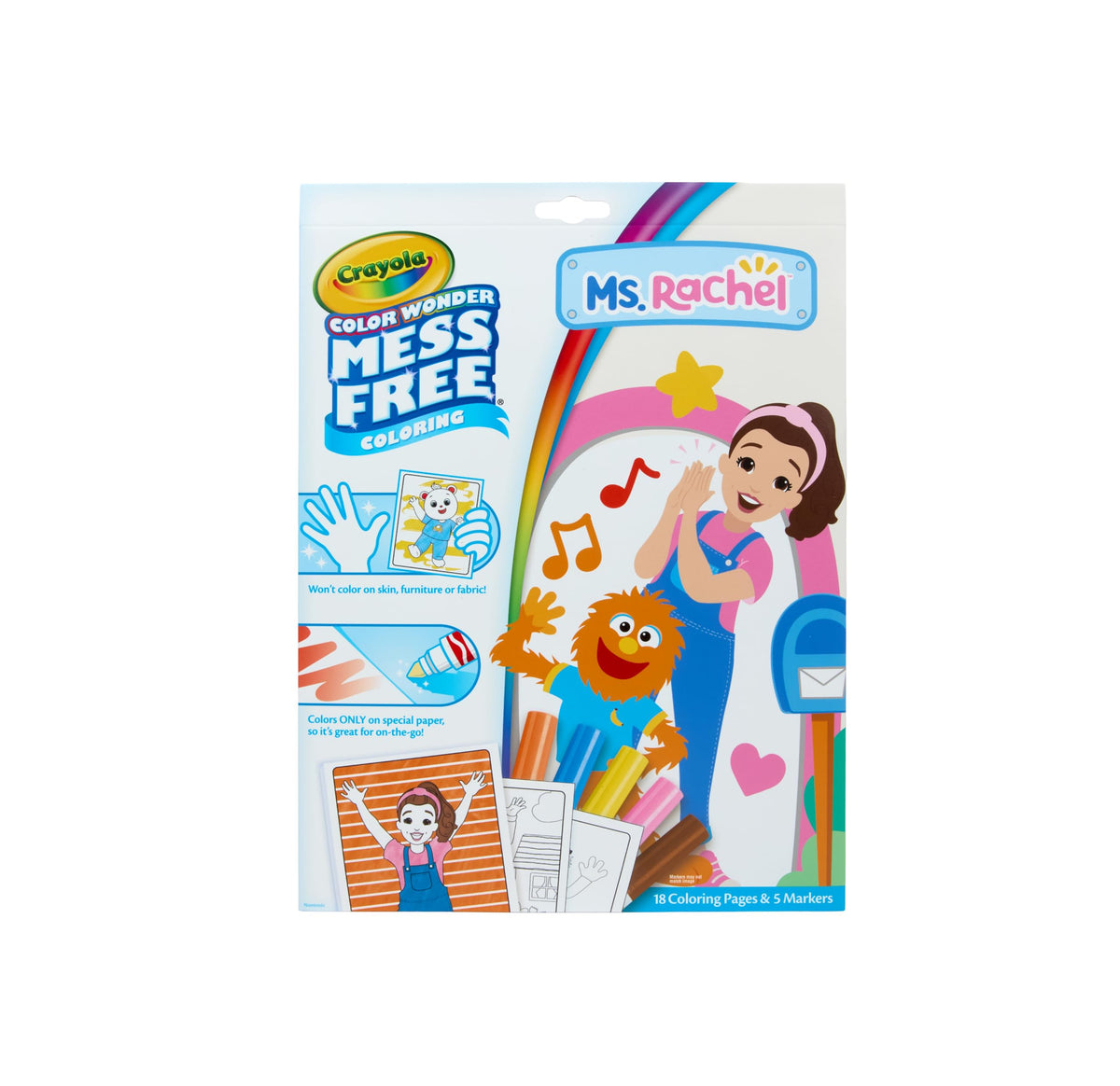 Crayola Bluey Color Wonder Coloring Set, 18 Mess Free Toddler Coloring Pages & 5 Markers, Bluey Activity Set for Kids, Gift for Toddlers, Ages 3+