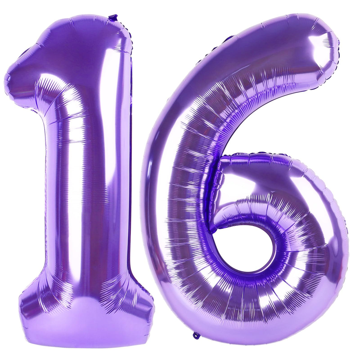 Laser Silver 6 Balloon - Number Balloon 40 Inch, 6th Hot Pink Decorations
