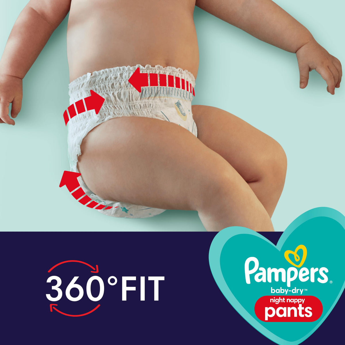 Pampers Baby-Dry Pants Size 4 Nappy Pants