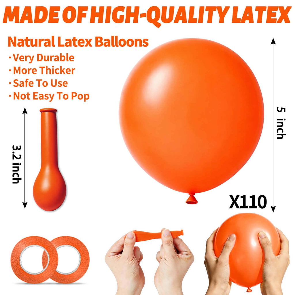 110pcs Black Balloon 12 inch, Black Latex Balloons for Birthday Party Baby Shower Wedding(with 2 Ribbons).